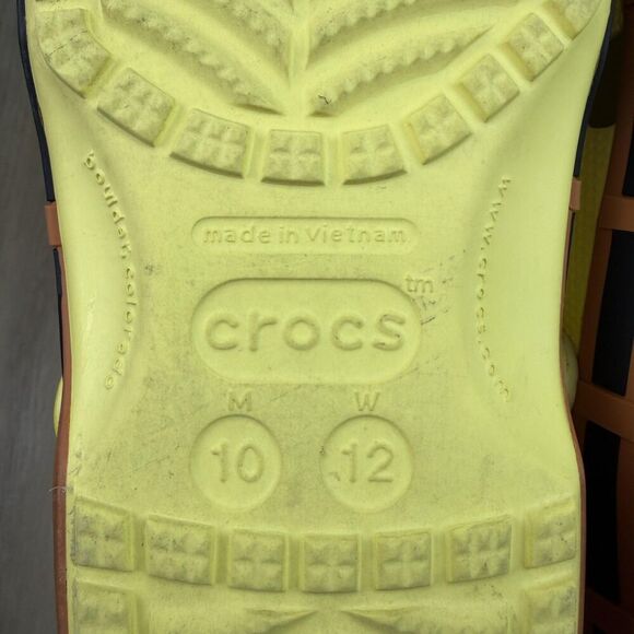 Crocs Shoes Mens Size 10 Yellow SpongeBob SquarePants Clogs Slip On Sandals main image 7